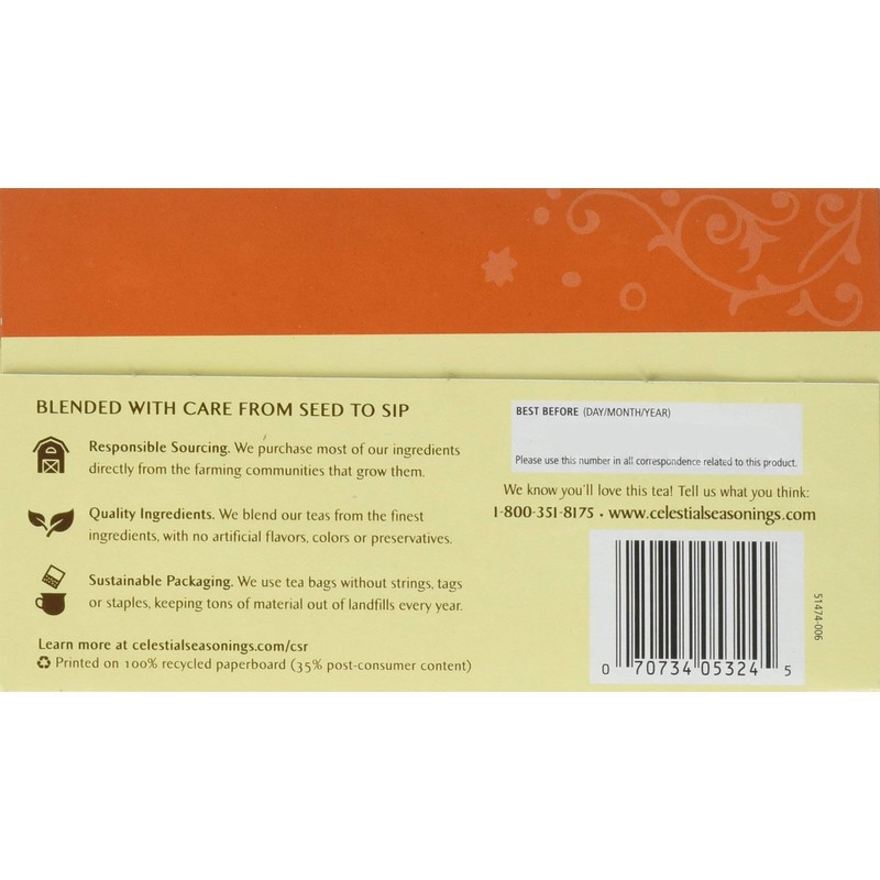 Celestial Seasonings Tea Country Peach Passio