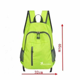 Geboldil Men's and women's leisure backpack waterproof backpack travel backpack green