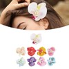 Colcolo 9 Tropical Orchid Hair Accessories, Butterfly Flower Clips for