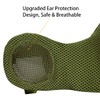 AOUTACC Airsoft Mesh Mask, Half Face Mesh Masks with Hearing