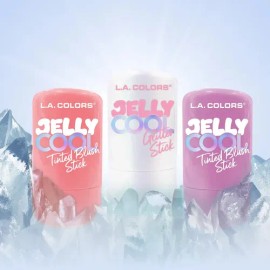 Rubor En Barra L.A. Colors Jelly Cool Tono Ice Melon Natural 3 Tonos