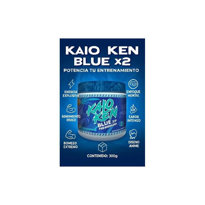 Pre Entrenó Kaioken Preworkout Polvo Cafeína 30 Servicios