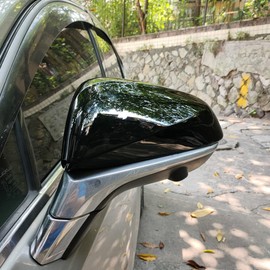 CYAuto New Door Exterior Rear View Mirror Cover Cap Trim for Lexus RX NX RX200T RX300 RX350 RX450H RX350L RX450L 2016-2023 (Glossy Black)