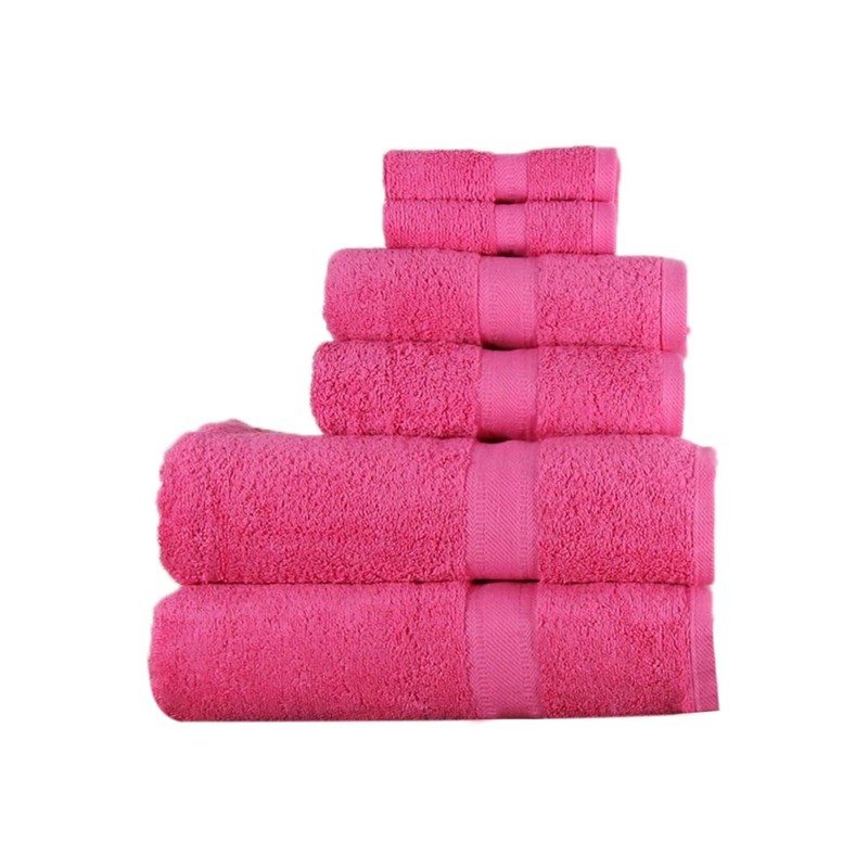 aztex Egyptian Range, 100% Cotton Towels - Bath Towel, Pink