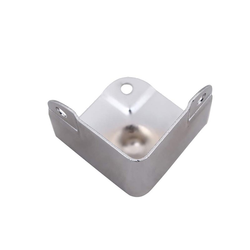 Tiazza 8Pcs Galvanized Tool Box Corner Protectors Aluminum Box Angle