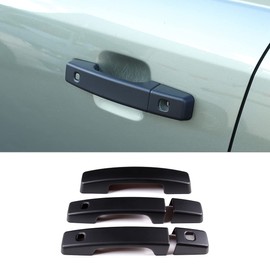 DIYUCAR ABS Plastic Matte Black Car Exterior Door Handle Cover For Land Rover Defender 90 110 2020-2022 Car Accessories (5 Piece Set)