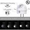 Emotionlite Plug-in Night Lights, Neutral White LED Nightlight, 360° Rotation,