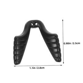 VICASKY 5pcs Non Slip Nose Piece Replacement Pads for Sports Sunglasses U Shaped Design Dual Screw Stability Shock Absorbing for Cycling and Outdoor Adventures