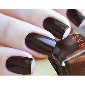 Habit Cosmetics Nail Polish - Voodoo - Brown Red Shimmer Non Toxic