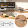 Boloest 12pcs Kitchen Countertop Connector Fasteners Furniture Connector Bolts Worktop