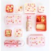 A LITTLE LOVELY COMPANY Bento Lunch Box with 3 Compartments