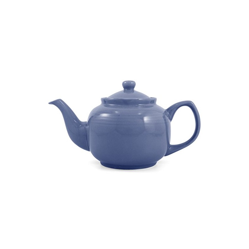 Blue Denim Classic 6 Cup Ceramic Teapot