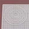 1 Pack Round Metal Cutting Dies Circle Frame Background Die