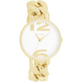 Oozoo - Timepieces Women's Watch | Women's Watch | Modern Watch for Women - Elegant Analogue Women's Watch, Gold White, Strap.