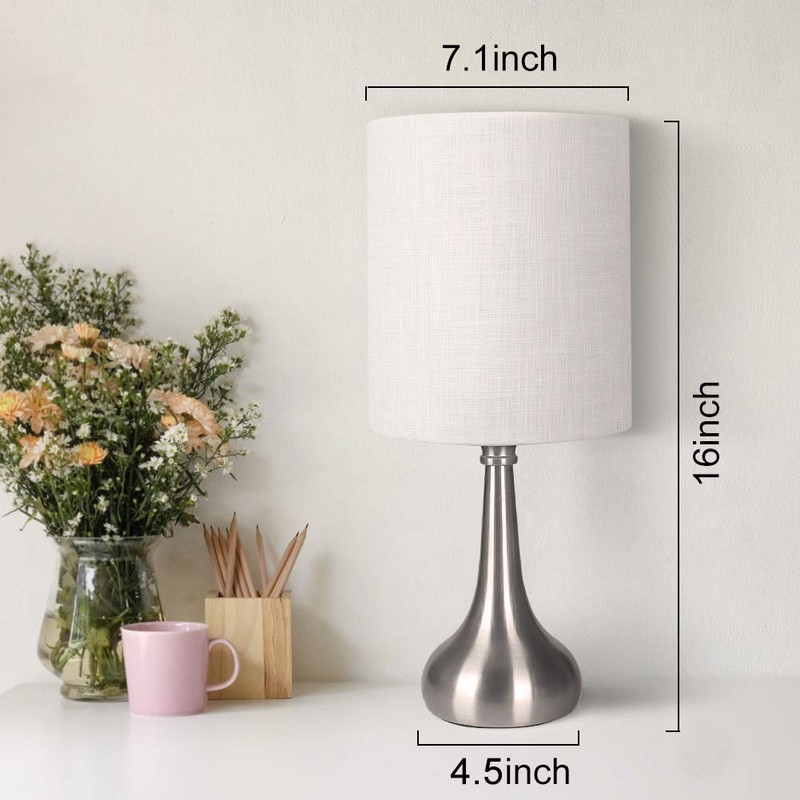 Boncoo Touch Control Table Lamp 3 Way Dimmable Simple Night