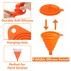 Terberl 100 Pack 100 Micron Paint Strainers Paint Filter Paint