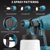 Paint Sprayer, 200W Cordless Spray Gun with 2 x 2000mAh