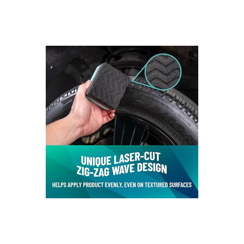 Chemical Guys Durafoam Tire Shine Applicator Pads - 4 Pack