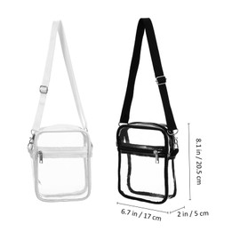 TOVINANNA Adjustable Strap Shoulder Bags 2 Pack Travel Tote for Quick Security Women's Crossbody Bag Sturdy Zipper Sturdy Material