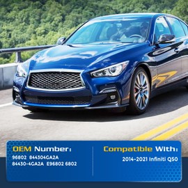 ARANA Trunk Struts for Infiniti Q50 2014-2021, Rear Hatch Replacement Shocks Fits 2014-2021 Infiniti Q50 Base/400/Edition/Essential/Hybrid/Inspiration/Luxe/Perfection/Pure/Seduction/Sport, 2 Pcs