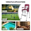 Foldable Directors Makeup Salon High Chair - Portable Camping Bar