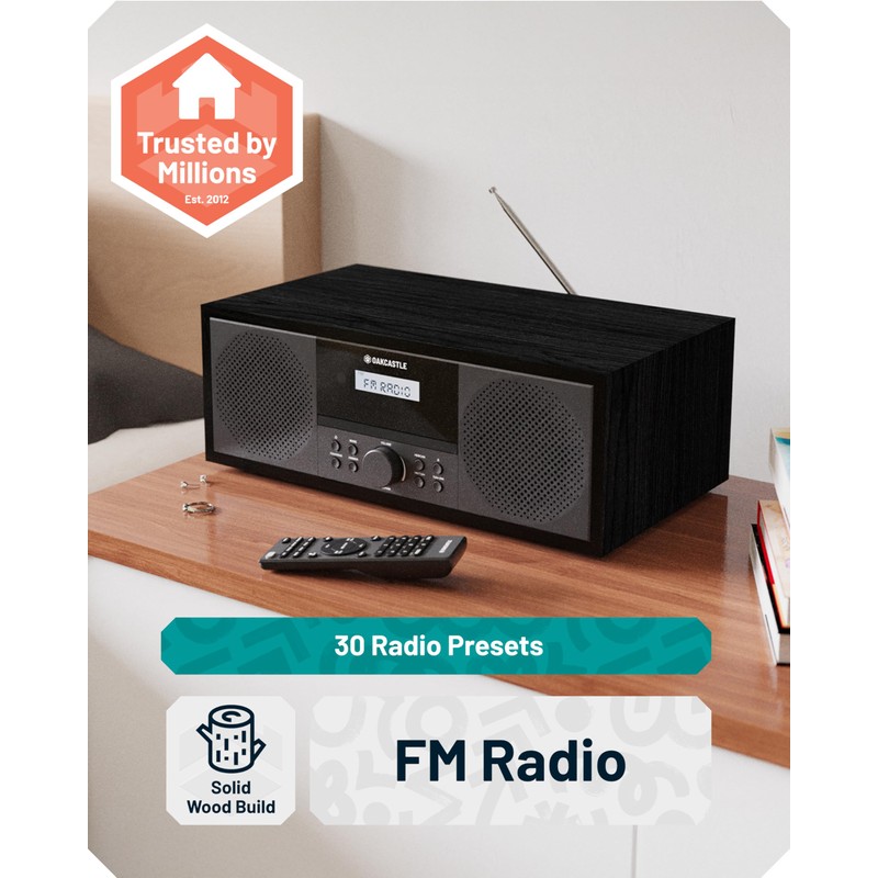 Home Stereo System with CD Player Bluetooth & Radio |