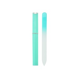 Brotevity Nail File, Nail Oil, Cuticle Treatment, Nail Care, Glass, Manicure Tool, Double Sided, Multiple Colors Available, Easy to Carry Nail File (blue blue)