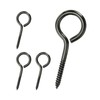 PATIKIL M5x65mm 4pcs 304 Stainless Steel Eye Screw Hook Self