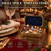 Mini Nativity Set in a Tin Box, Christmas Jesus Scene