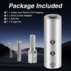 KPALAG Upgraded Stainless Steel Trailer Jack Electric Drill Adapter with