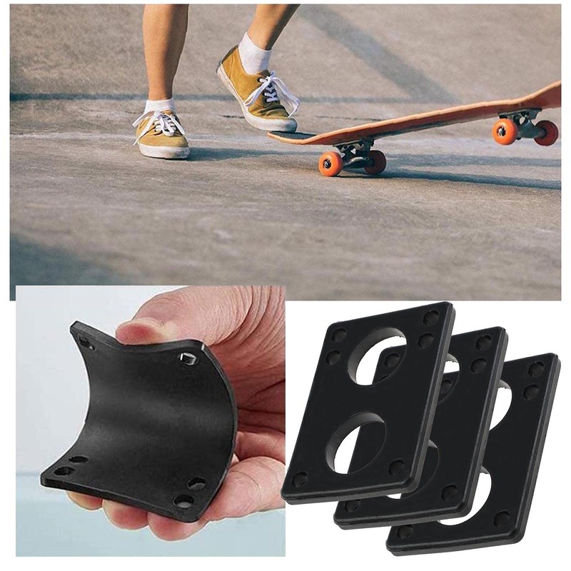 SING F LTD 10pcs 6mm Skateboard Gasket Riser Pads with