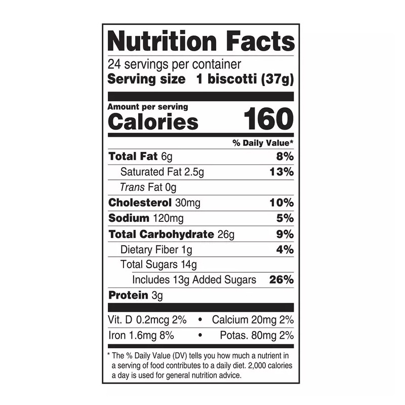 Nonni's Almond Chocolate Biscotti, 24 ct.