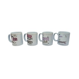 GB eye Friends Doodle Set of 4 Espresso Mugs