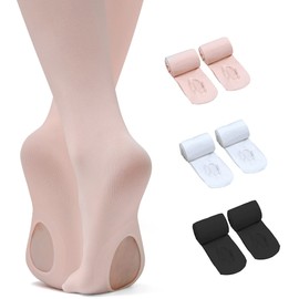 Ballet Tights, Perforated, Ballet Supplies, Stretchable, Durable, Tear Resistant, For Children & Adults, Recitals, Kindergarten Entrance Ceremonies, School Entrance Ceremonies, Weddings (3 Colors, 4