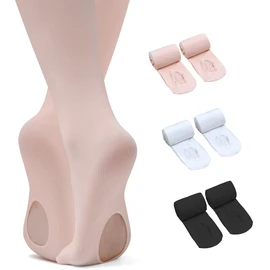 Ballet Tights, Perforated, Ballet Supplies, Stretchable, Durable, Tear Resistant, For Children & Adults, Recitals, Kindergarten Entrance Ceremonies, School Entrance Ceremonies, Weddings (3 Colors, 4