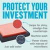 E-Cloth Granite & Stone Cleaning Kit, Microfibre, Black & Red,