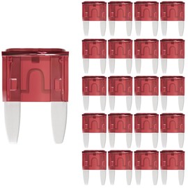 Gebildet 10A Mini Fuse 10 AMP ATM APM Blade Car Fuses 10Amp Automotive Fusibles for RV Auto Motorcycle Truck (Pack of 20Pcs)