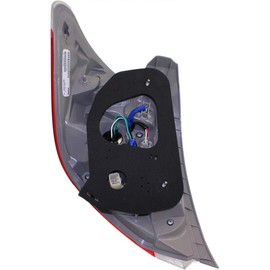 For 2012-2014 Toyota Yaris Tail Light Driver and Passenger Side w/Bulbs DOT Certified TO2818150, TO2819150 | 81561-52760, 81551-52820