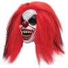 REDDISH CLOWN FACE LATEX MASK
