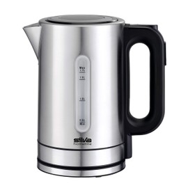 Silva-Homeline KL-T 2200 Edelstahl-Wasserkocher Control und beleuchteter Füllstandsanzeige, 5 wählbare Temperaturen, Rostfreier Stahl, 1.7 liters, 1