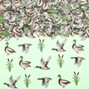 Sursurprise Duck Hunting Party Decorations, 200 Pieces Mallard Confetti for
