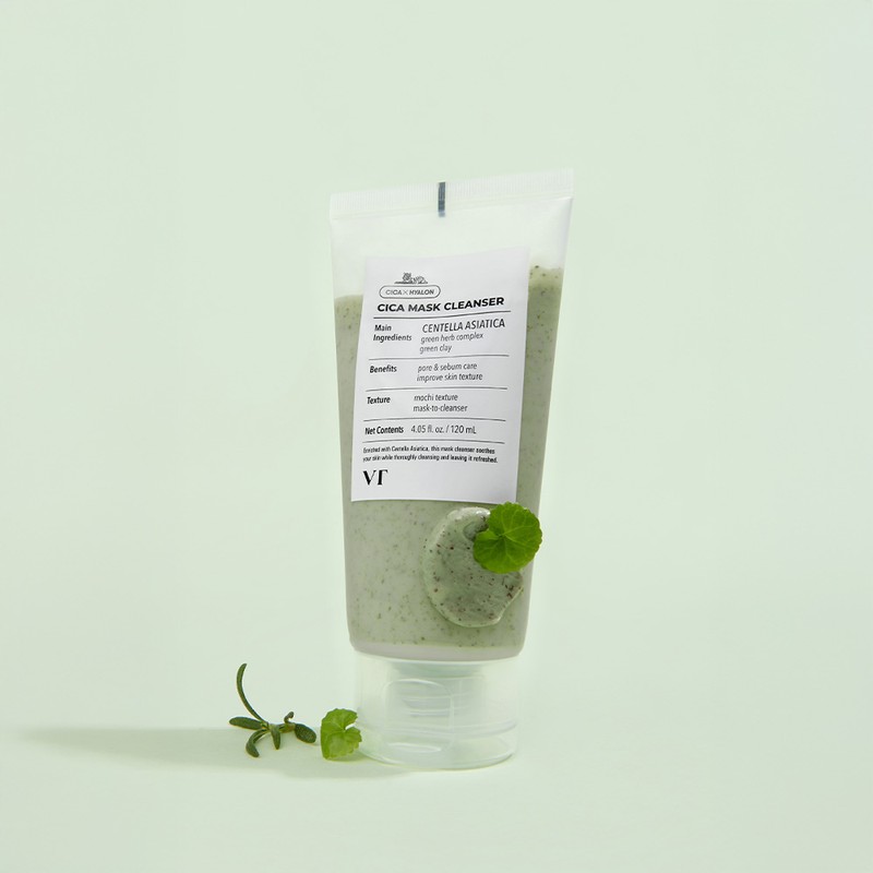 VT Cica Mask Pack Mochi Cleanser 120ml