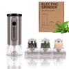 Weglad Electric Salt and Pepper Grinder Set, Adjustable Coarseness Salt