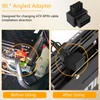 GELRHONR 90Degree GPU VGA PCIe 8 Pin Power Adapter for