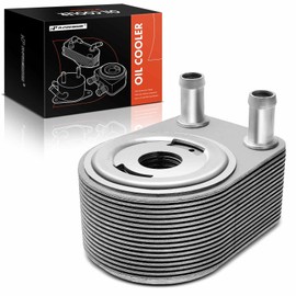 A-Premium 16 Rows Engine Oil Cooler Compatible with Chrysler 300 2005 & Dodge Magnum 2005-2006, 3.5L, Silver, Replace# 4792912AD, 4792912AC