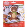 Sweet Cookie Crumbs Teddy Bear Cookie Cutter, Stainless Steel, Dishwasher