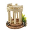 Nobby Aqua Ornaments Antique Pillars with Plants, 15.5 x 13.7