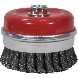 Faithfull WBT100 Wire Cup Brush Twist Knot 100 x M14 x 2/0.50mm