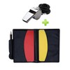 Golvery Soccer Kit - Metal Whistle with Referee Cards Set,