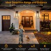 FNYUSLET 15'' Oil Rubbed Bronze Motion Sensor Outdoor Front Porch